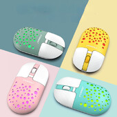 „Bluetooth“ dvigubo režimo belaidė su USB įkraunama RGB pelė BT5.1, skirta nešiojamam kompiuteriui PC Macbook žaidimų pelė 2,4 GHz 1200 DPI