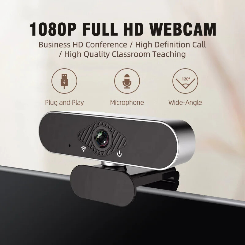 QUETING c920 480P Full HD Webcam Conector USB Cameră web cu unghi larg de vizualizare de 120 de grade cu microfon încorporat pentru PC Mac