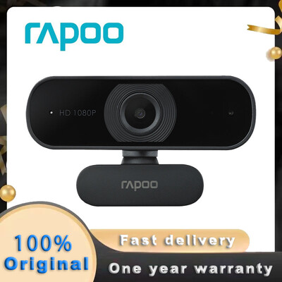 NAUJIENA! Rapoo C260 1080P Full HD automatinio fokusavimo internetinė kamera su triukšmo mažinimo mikrofonu USB žiniatinklio kamera vaizdo konferencija nešiojamam kompiuteriui
