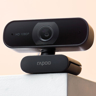 NAUJIENA! Rapoo C260 1080P Full HD automatinio fokusavimo internetinė kamera su triukšmo mažinimo mikrofonu USB žiniatinklio kamera vaizdo konferencija nešiojamam kompiuteriui