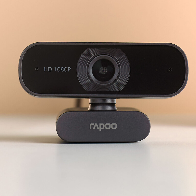 NAUJIENA! Rapoo C260 1080P Full HD automatinio fokusavimo internetinė kamera su triukšmo mažinimo mikrofonu USB žiniatinklio kamera vaizdo konferencija nešiojamam kompiuteriui
