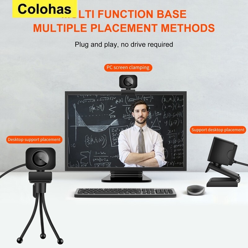 Mini webkamera Full HD USB webkamera 2K Autofókusz mikrofonnal Webkamera PC számítógéphez Mac Laptop Streaming YouTube webkamera