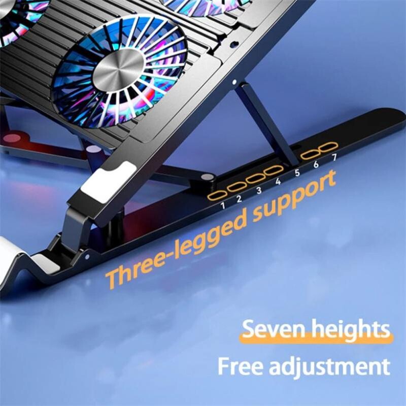 Sülearvuti lauaarvuti alus Topeltjahutusventilaatorid Sülearvuti jahutusalus Kokkupandav tugiraami arvuti komponendid Sülearvuti laua kokkupandav hoidik