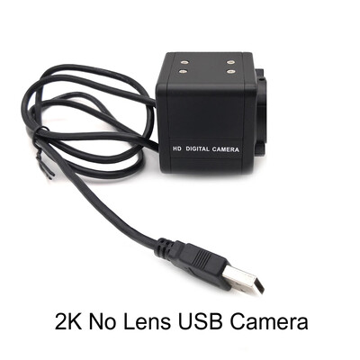 2K 4MP USB webkamera PC kamera 30fps 2560x1440 MJPG vysokorýchlostná UVC BOX kamera varifokálny zoom 2,8-12 mm/5-50 mm alebo pevný objektív 4 mm 6 mm