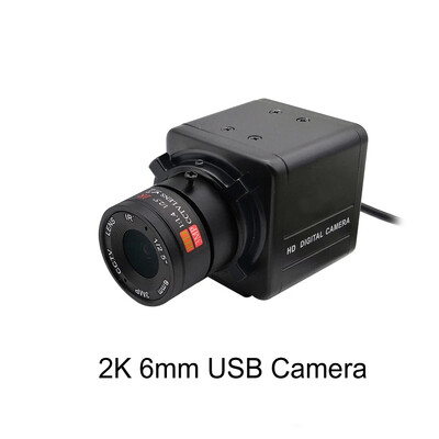 2K 4MP USB webkamera PC kamera 30fps 2560x1440 MJPG vysokorýchlostná UVC BOX kamera varifokálny zoom 2,8-12 mm/5-50 mm alebo pevný objektív 4 mm 6 mm