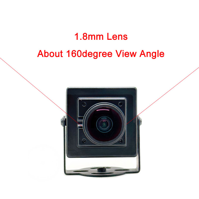 Cameră USB metalică de 4MP Cameră web USB de 160 de grade Rezoluție 2560*1440 Cu lentilă Fisheye de 5MP 1.8ｍｍ Vizualizare largă pentru streaming live, Teachin