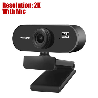 Laidinė 1080P/2K HD žiniatinklio kamera Mini kompiuterio kamera Integruota mikrofonas Prijunkite ir paleiskite kamerą, skirtą kompiuteriui nešiojamam kompiuteriui konferencijoms ir vaizdo skambučiams