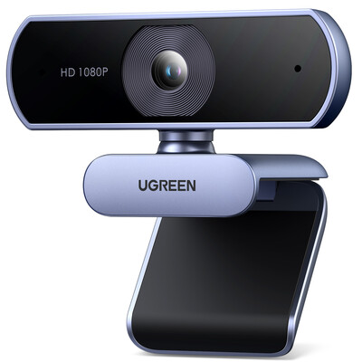 UGREEN USB webkamera 1080P HD mini webkamera laptop számítógéphez webkamerához Kettős mikrofon Youtube Zoom videohíváshoz 2K webkamera