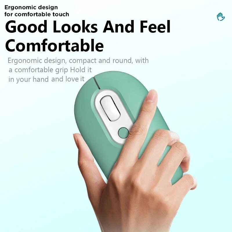 2,4G vezeték nélküli egér RGB újratölthető Bluetooth egerek vezeték nélküli számítógép Mause LED háttérvilágítású, ergonomikus játékegér laptophoz