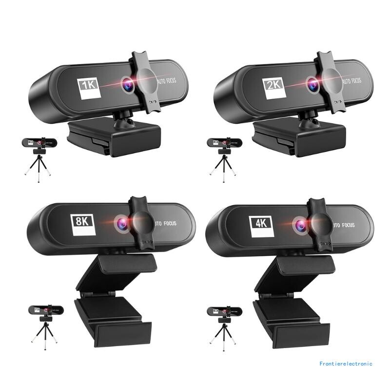 4 Cameră web 8K cu capac de confidențialitate pentru microfon pentru Apeluri video Conferințe DropShipping