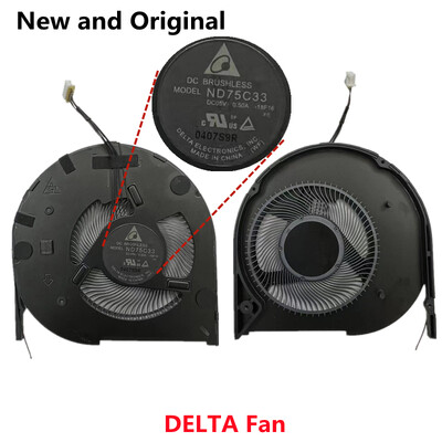 Uus originaal CPU jahutusventilaatori jahuti Lenovo Thinkpad T490 T14 T495 P14S P43S sülearvutile ND75C33-18F16 BATA0806R5HY001