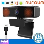 NUROUM V11 webkamera 1080p 60fps mini webes számítógépes kamera webkamera PC-hez kettős mikrofonnal 1440p 30fps FHD 2K USB videokamerával