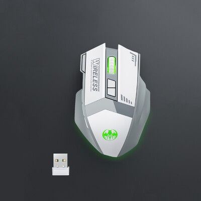 Διπλή λειτουργία Bluetooth 5.1+2.4G ασύρματο ποντίκι παιχνιδιών Φορητό επαναφορτιζόμενο οπτικό εργονομικό ποντίκι υπολογιστή για φορητό υπολογιστή Gamer