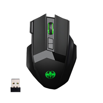 Διπλή λειτουργία Bluetooth 5.1+2.4G ασύρματο ποντίκι παιχνιδιών Φορητό επαναφορτιζόμενο οπτικό εργονομικό ποντίκι υπολογιστή για φορητό υπολογιστή Gamer