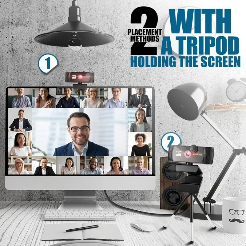 8K 4K 1K Full HD žiniatinklio kamera su mikrofonu USB kištuku Interneto kamera, skirta asmeniniam kompiuteriui nešiojamam kompiuteriui YouTube Skype Whatsapp vaizdo mini kamera 4K