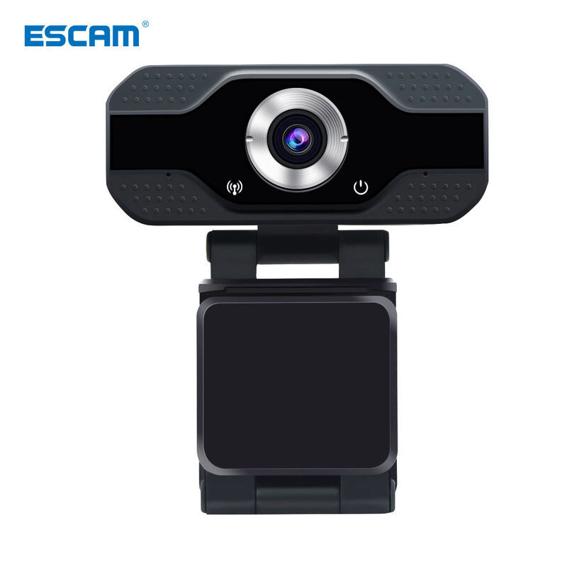 ESCAM PVR006 1080p 2MP H.264 Portable Mini Webcam HD 1080p Web Camera PC Βολική ζωντανή μετάδοση με μικρόφωνο Ψηφιακή