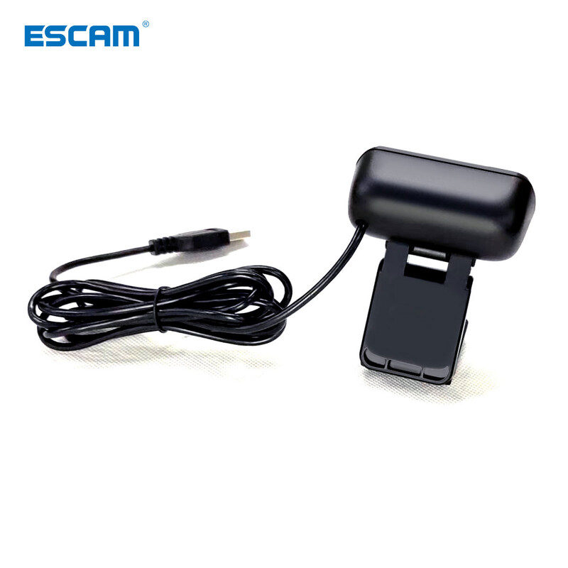 ESCAM PVR006 1080p 2MP H.264 Portable Mini Webcam HD 1080p Web Camera PC Βολική ζωντανή μετάδοση με μικρόφωνο Ψηφιακή