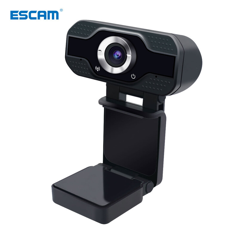 ESCAM PVR006 1080p 2MP H.264 Portable Mini Webcam HD 1080p Web Camera PC Βολική ζωντανή μετάδοση με μικρόφωνο Ψηφιακή