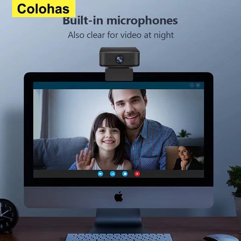 Cameră inteligentă 360° Cameră web USB P2P Free Drive Cameră digitală video 2MP 1080P 360 grade AI Face Urmăriți urmărirea automată pentru predare online