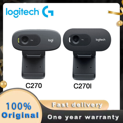 Nova originalna Logitech web-kamera C270 C270i HD web-kamera 720P mrežni ugrađeni mikrofon USB2.0 web-kamera za PC Chat kameru