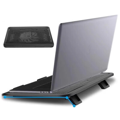 Laptop hűtő talp hűtő radiátor ventilátor hűtő állvány notebook támogatás USB port Laptop tartozékok Levegő elszívás hűtő tartó