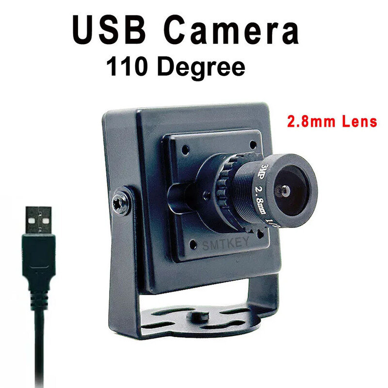 160 grādu platleņķa 2K HD datora tīmekļa kamera Mini 4 megapikseļi 30 kadri/s liela ātruma video tiešraides straumēšanas kamera UVC Plug Play datora USB kamera