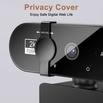 Κάμερα 4K Webcam 1080P Mini Camera 2K Full HD Webcam με μικρόφωνο 30fps USB Web Cam για αυτόματη εστίαση Φορητός υπολογιστής κάμερα λήψης βίντεο