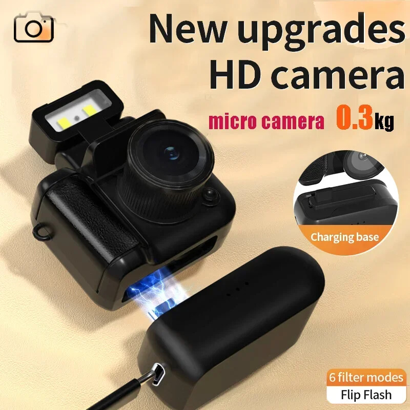 Cam Mini Monoreflexes Style Creative Gifts Party Micro Webcam 1080p Μικρή κάμερα Βίντεο Φωτογραφία Graphy Mini Digital Camera 미니캠코더