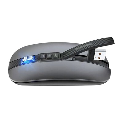 Nová bezdrôtová myš M113 kompatibilná s Bluetooth, 2,4 G bezdrôtová kancelárska myš, tablet, počítač, notebook, duálny režim, nabíjanie cez USB, stlmenie zvuku