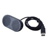 Prenosný USB reproduktor, napájaný stereo multimediálny reproduktor pre notebook (čierny)