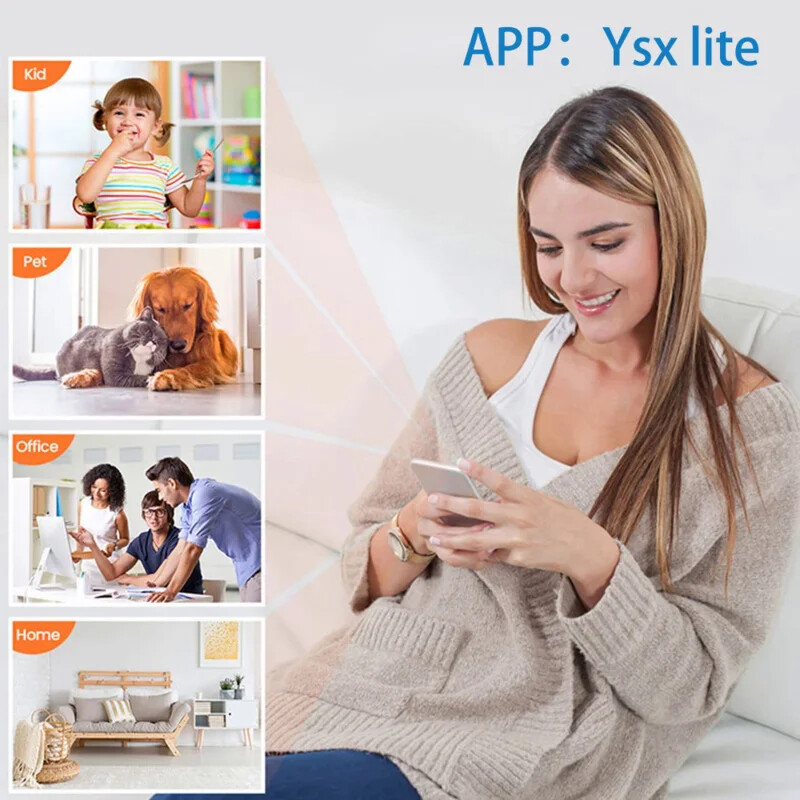 Nauja X5 kamera belaidė 1080p stebėjimo apsauga vaizdo kamera naktinio matymo judesio aptikimo vaizdo kamera mini kameros monitorius išmanusis namas