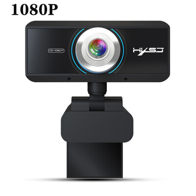 1080P webkamera számítógépes kamera asztali számítógéphez hangelnyelő mikrofonnal és HD kamerával Támogatja a Windows MAC és Android TV-ket