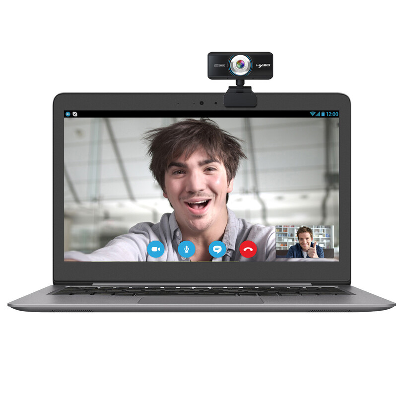 1080P webkamera számítógépes kamera asztali számítógéphez hangelnyelő mikrofonnal és HD kamerával Támogatja a Windows MAC és Android TV-ket