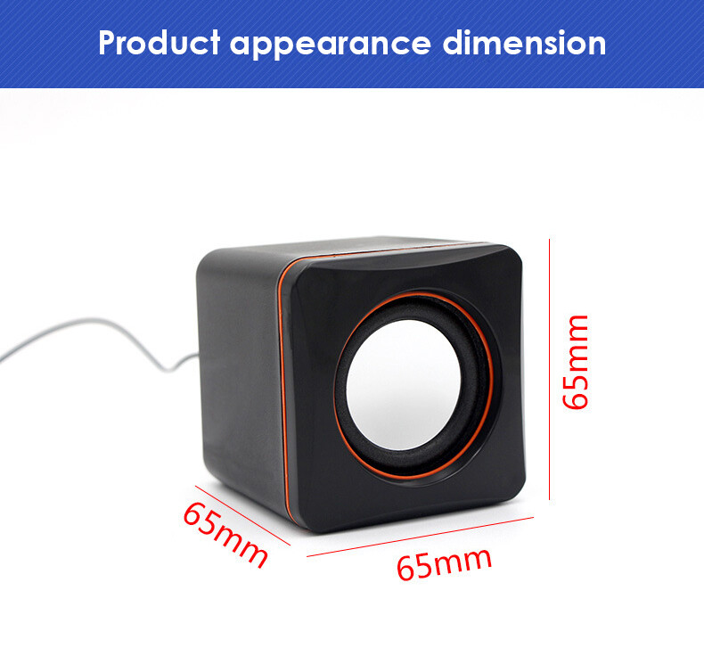 Naujas Kompiuterio garso mini nešiojamojo kompiuterio stalinis nešiojamasis stalinis garsiakalbis Multimedijos USB laidinis mažas garsiakalbis