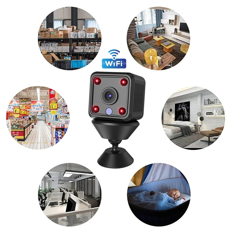 Xiaomi X6 Mini Camera HD Smart Life Bezdrôtová WiFi diaľková monitorovacia kamera so vstavanou batériou 1080P Video Nočná domáca bezpečnostná kamera