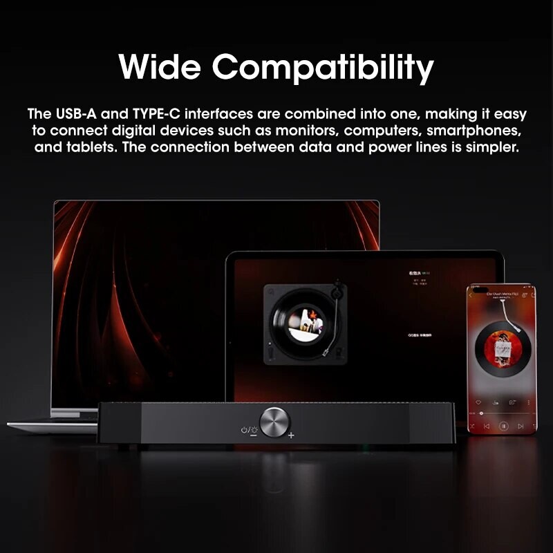 Bară de sunet pentru PC Difuzor Bluetooth cu fir și fără fir Bară de sunet alimentată prin USB pentru TV PC Laptop Gaming Home Theatre Sistem audio surround