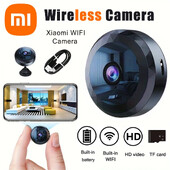 „Xiaomi Wireless 1080P HD Mini WiFi“ apsaugos kamera, patvari namų įkraunama baterija, judesio aptikimas su naktiniu matymu