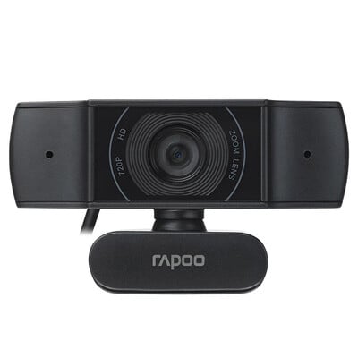 Rapoo C200 webkamera 720P HD USB 2.0-val, mikrofonnal forgatható élő közvetítéshez videohívás konferencia kamerákhoz