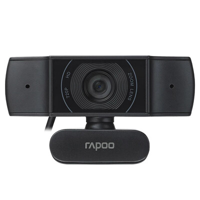 Rapoo C200 webkamera 720P HD USB 2.0-val, mikrofonnal forgatható élő közvetítéshez videohívás konferencia kamerákhoz