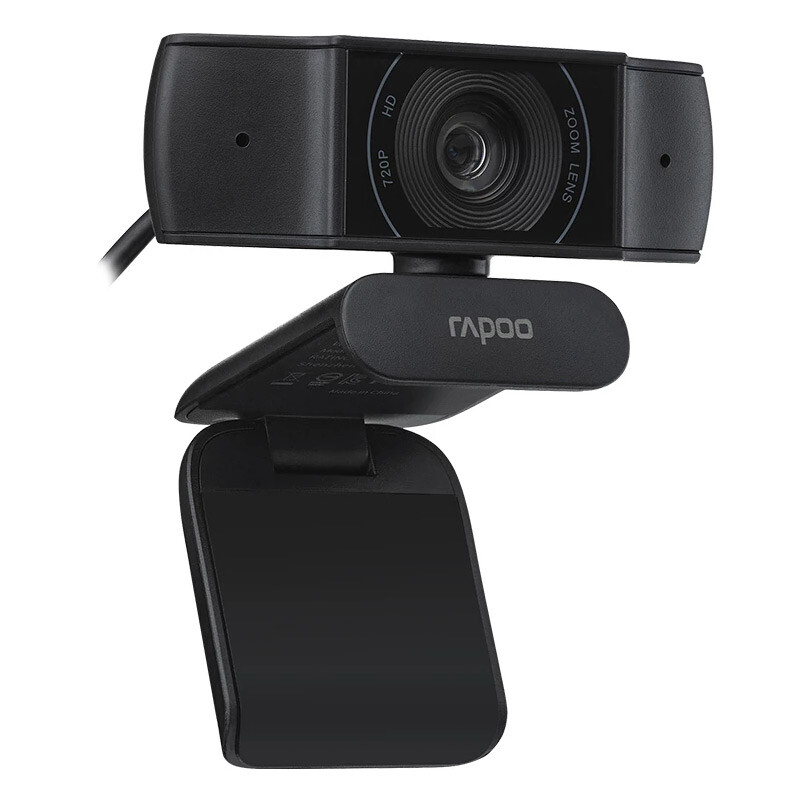 Rapoo C200 webkamera 720P HD USB 2.0-val, mikrofonnal forgatható élő közvetítéshez videohívás konferencia kamerákhoz