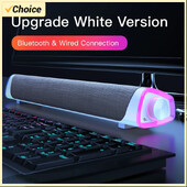 4D Bluetooth počítačový reproduktor Stereo zvukový panel Reproduktory pre PC prenosný počítač stĺpcový hudobný prehrávač Káblový reproduktor Subwoofer