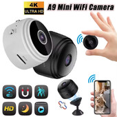 A9 mini kamera Wifi 1080P HD belaidis saugos monitorius, skirtas namų nakties versijai, vaizdo apsaugai nuo nuotolinio išmaniųjų vaizdo kamerų