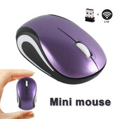 Mini 2.4Ghz vezeték nélküli egér kis hordozható aranyos irodai Mause 1000 DPI optikai USB vevő Ergonomikus gyerek egerek PC laptophoz