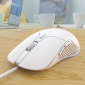 Professionális vezetékes játékegér 6 gombos 4800 DPI LED optikai USB számítógépes egér PC-hez Laptop Gamer Egerek Némítás Vezetékes egér