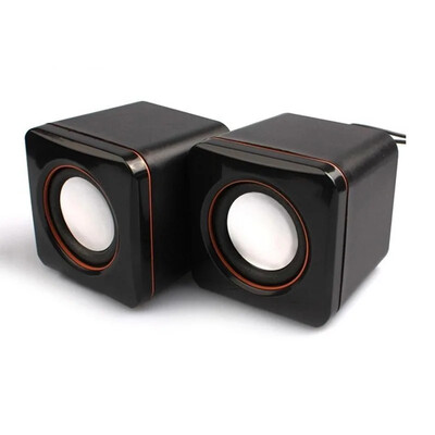 Namų nešiojamojo kompiuterio mini garsiakalbis Mini USB maitinamas dvigubas stereo garsiakalbių sistema, tinkantis daugialypės terpės staliniams kompiuteriams ir nešiojamiesiems kompiuteriams