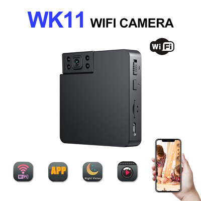 Mala wifi mini kamera, HD infracrveni noćni vid, ugrađena baterijska kamera od 1200 mAh s ugrađenim mikrofonom za otkrivanje pokreta