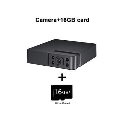 Mini cameră wifi mică, cameră cu baterie de 1200 mAh cu viziune nocturnă în infraroșu HD cu microfon încorporat cu detectare a mișcării