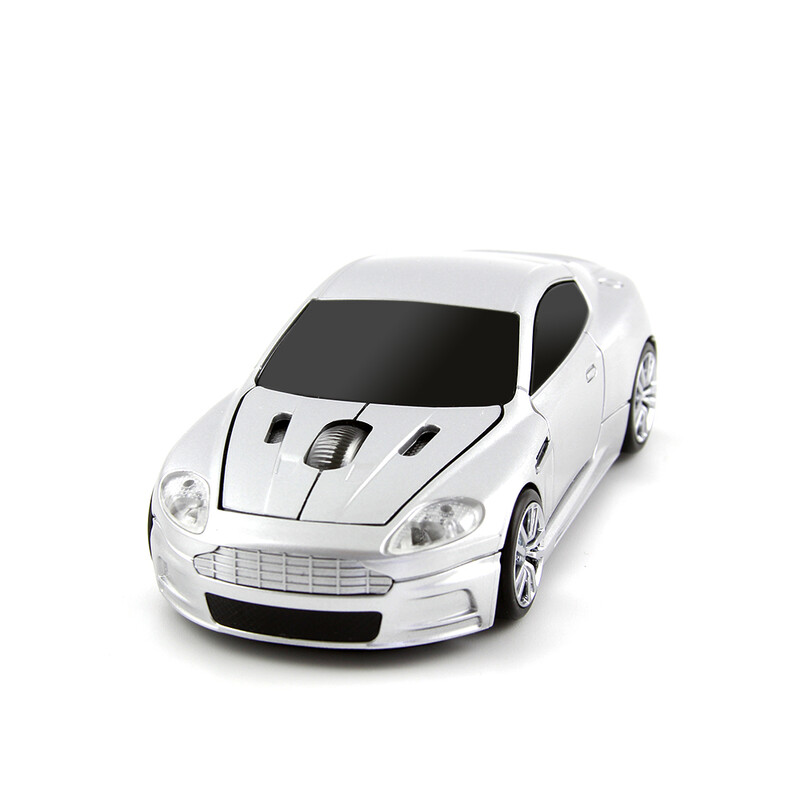 Mouse-ul pentru mașină pentru computer fără fir CHYI, 2,4 GHz, ergonomic, mini optic usb pentru computer, Mause, cadou 3D, far cu LED-uri, șoareci auto pentru laptop