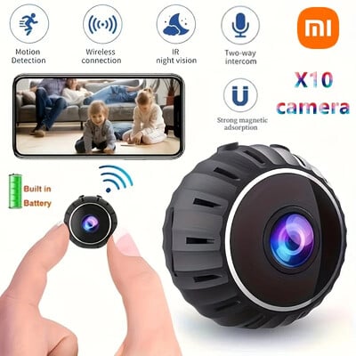 Μίνι κάμερα Xiaomi X10 1080P WiFi Ασύρματη κάμερα ασφαλείας Προστασία ασφαλείας Φωνητική επιτήρηση βίντεο Νυχτερινή έκδοση βιντεοκάμερας