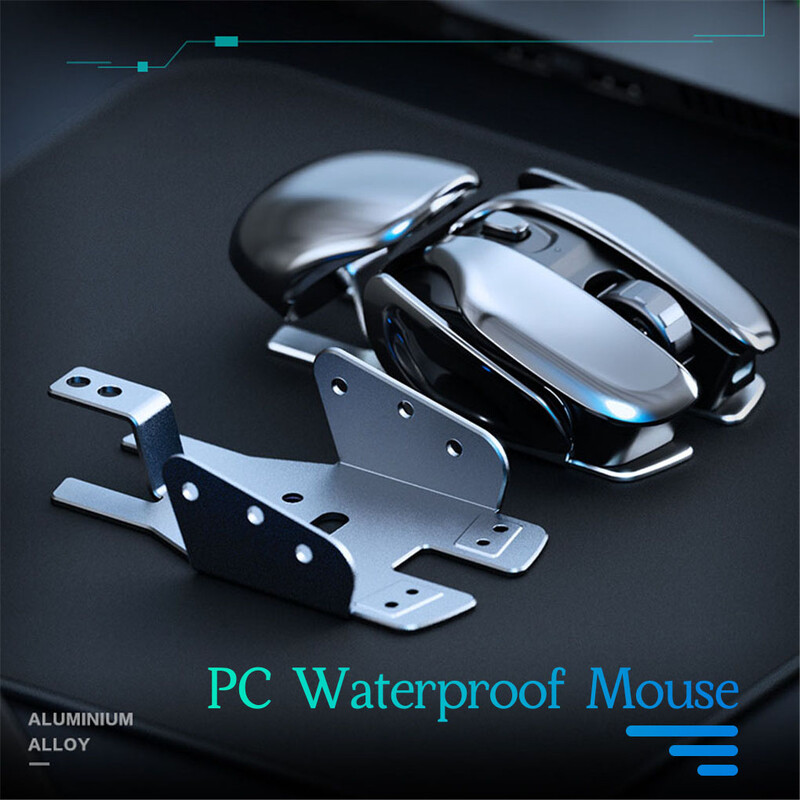 Ποντίκι PX2 Metal 2.4G Wireless Mute 1600DPI 6 κουμπιά για φορητό υπολογιστή υπολογιστή Gaming Office Home Αλουμίνιο Ελαφρύ ποντίκι